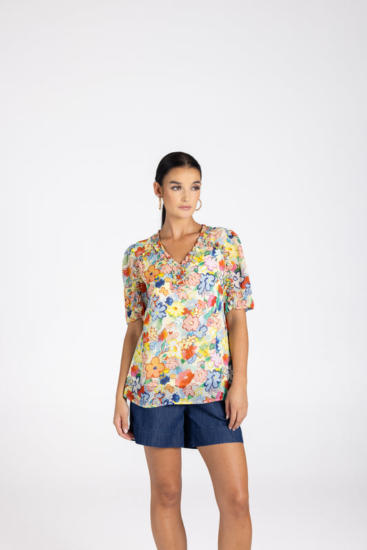 3226 - Christine Print Top