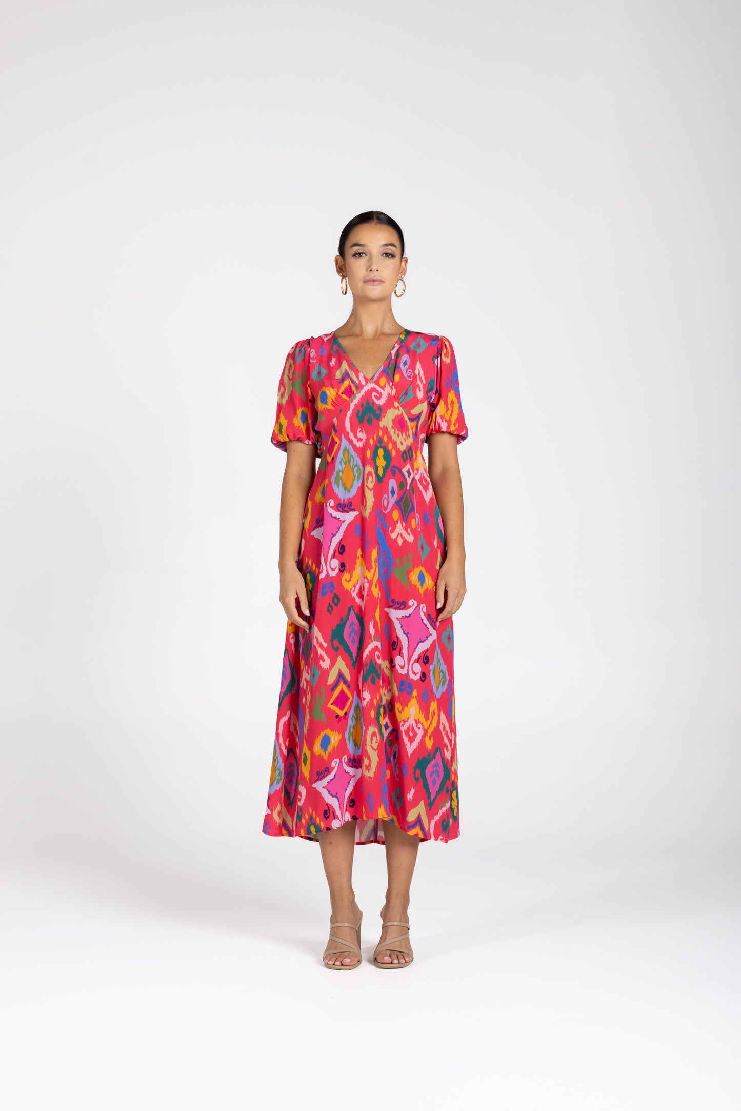 3231 - Ikat Midi dress