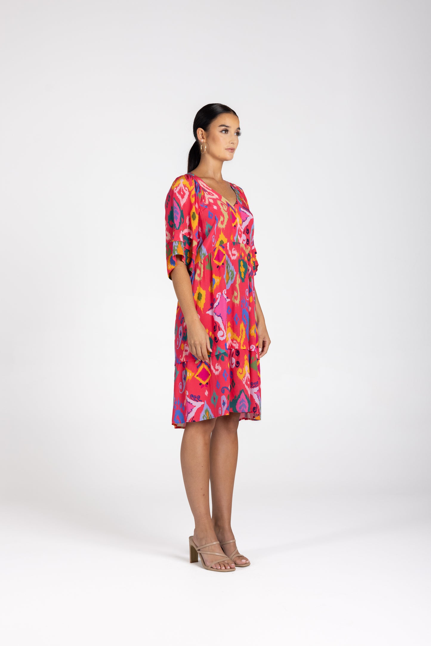 3232 - Ikat Short Dress