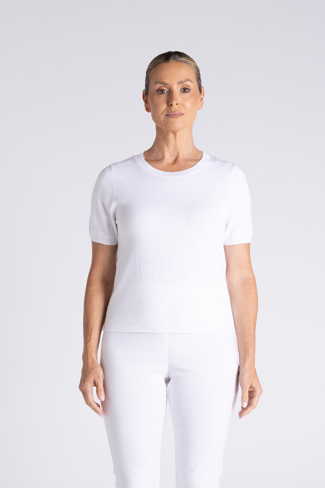 COTTON KNIT T-SHIRT