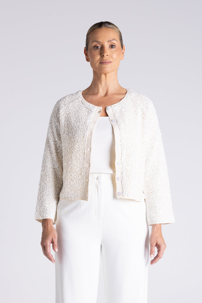 SEQUIN CARDI