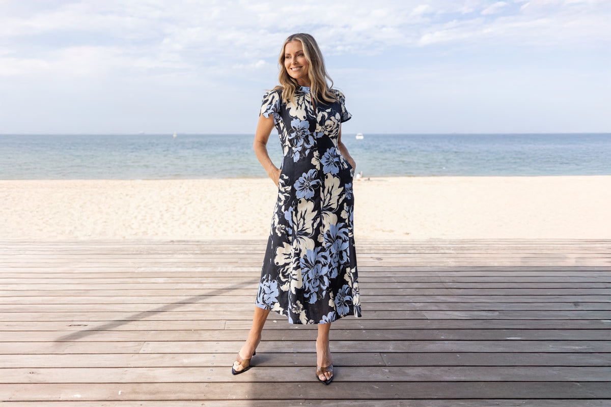 PEONIE PRINT DRESS