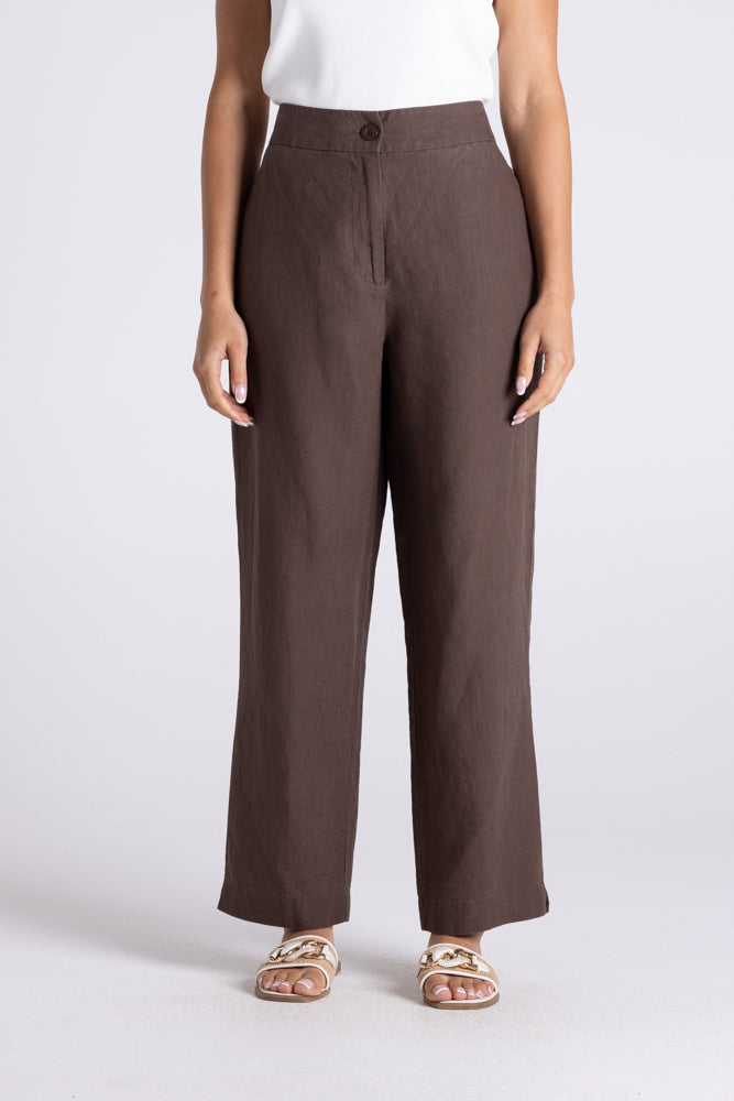 LUNA 7/8 LINEN PANT