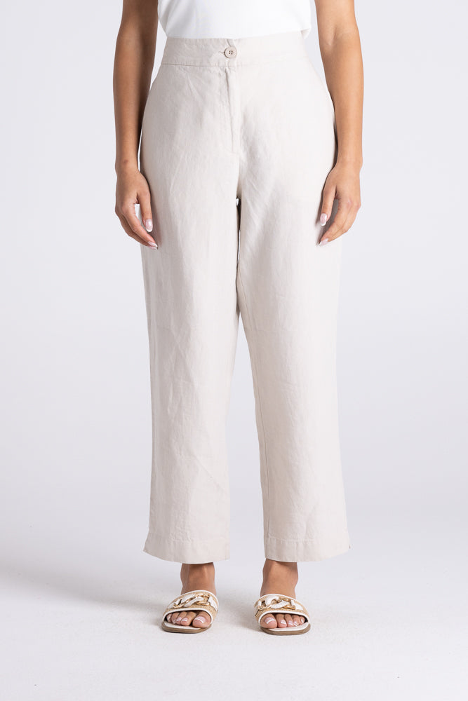 LUNA 7/8 LINEN PANT