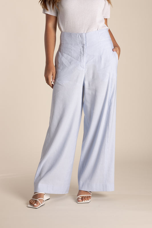 2621 - Wide Leg Linen pant