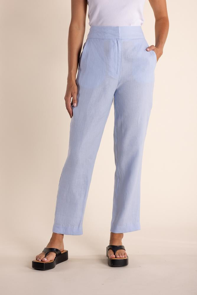 2828  - LINEN 7/8 PANT