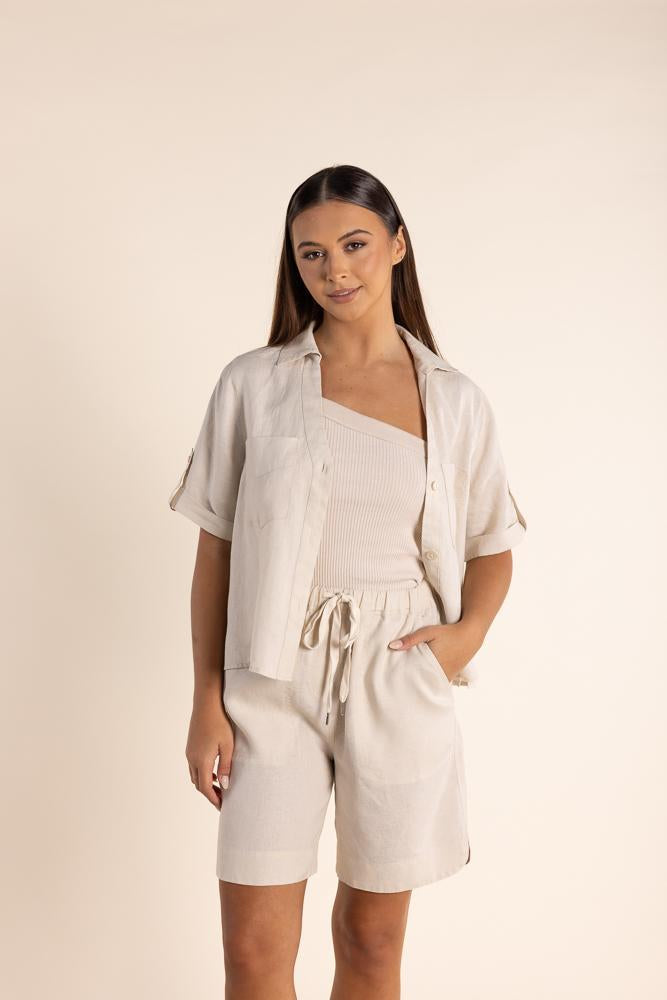 2845 - LINEN SHORT SLEEVE SHIRT