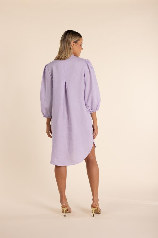 2846 LINEN SHIRT DRESS