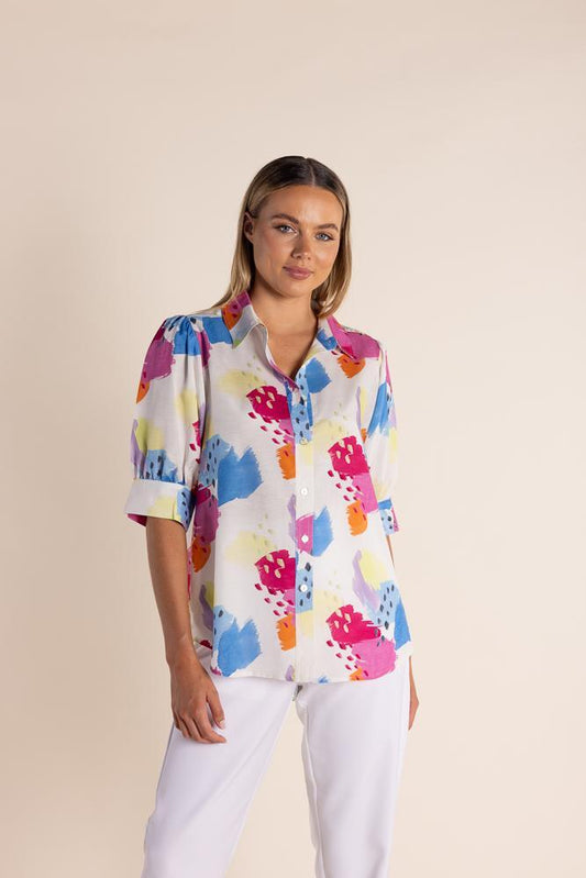 2862 - ART PRINT S/SLV SHIRT