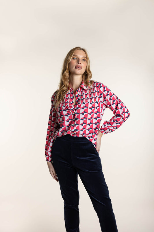 2769 Triangle Print Shirt