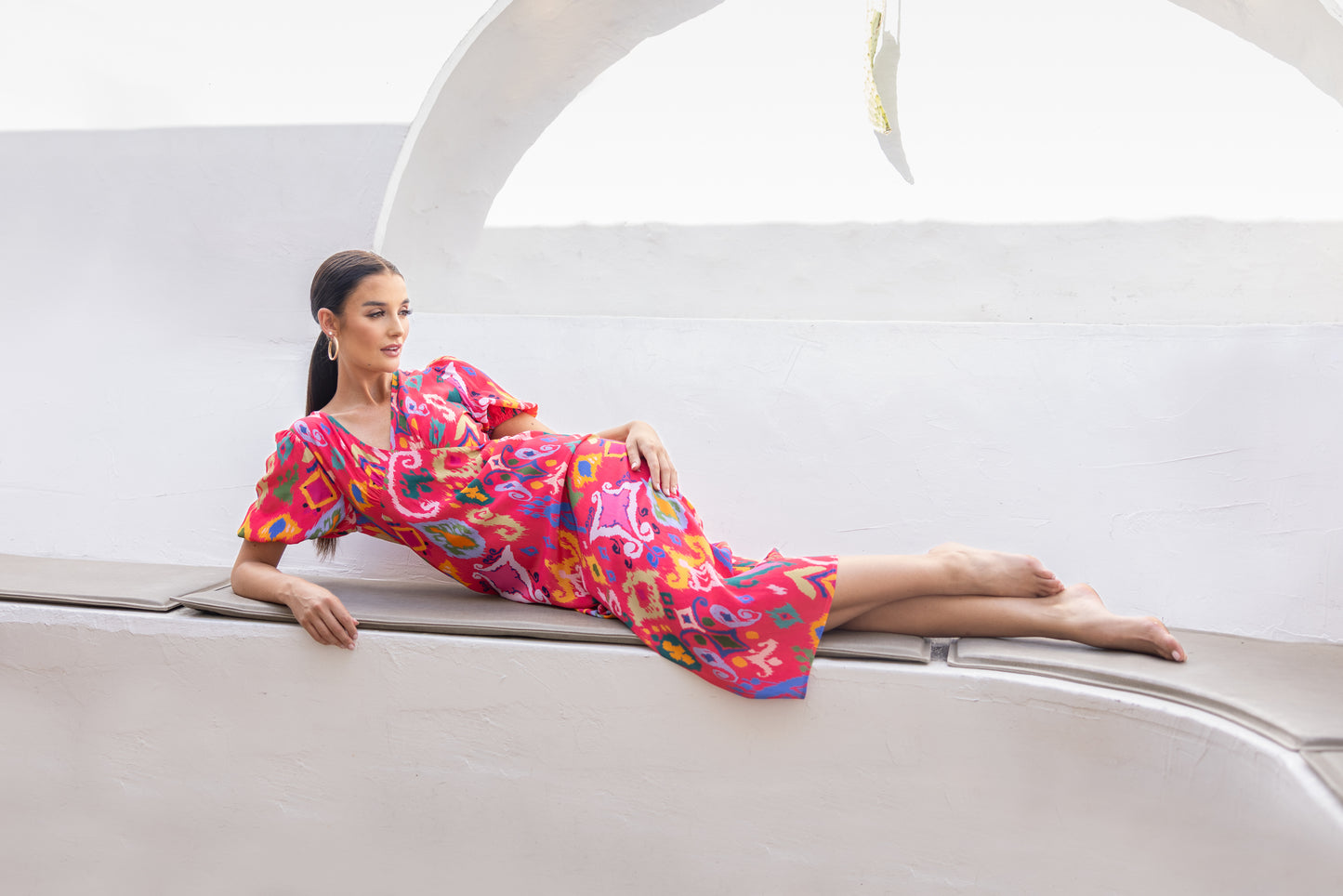 3231 - Ikat Midi dress