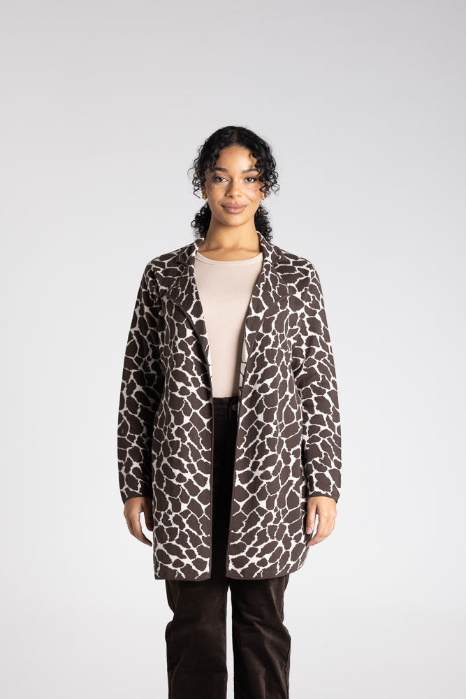 ANIMAL LONG CARDIGAN - 3310