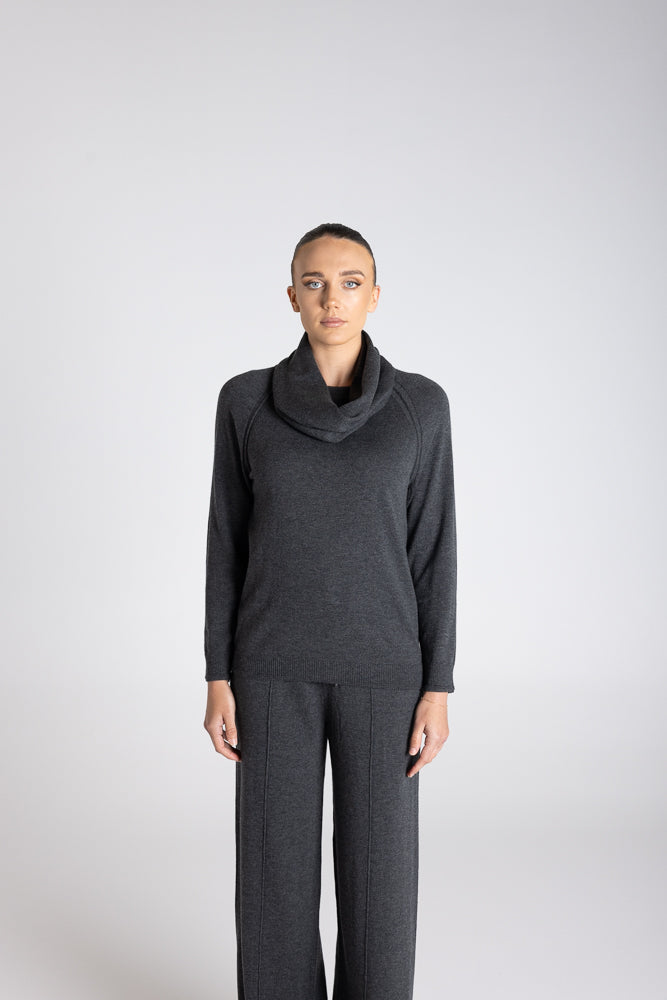 MERINO-COTTON SNOOD - 3318