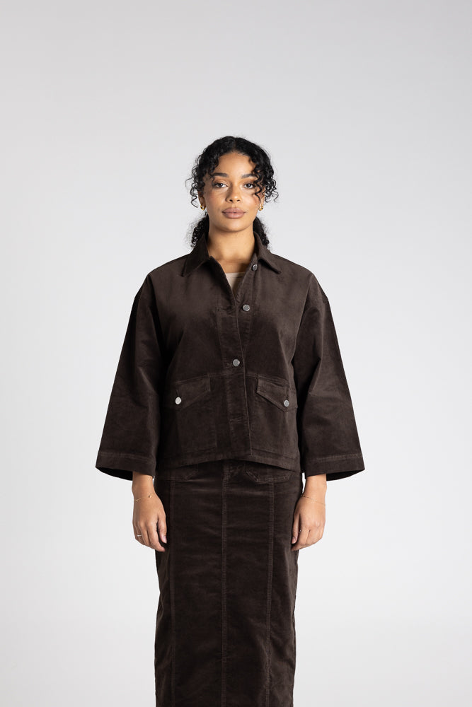 CORD JACKET - 3391