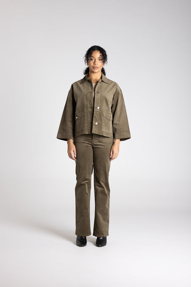 CORD JACKET - 3391