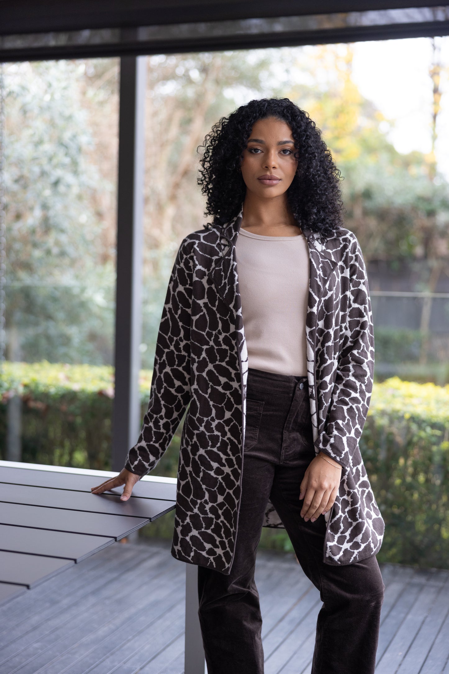 ANIMAL LONG CARDIGAN - 3310