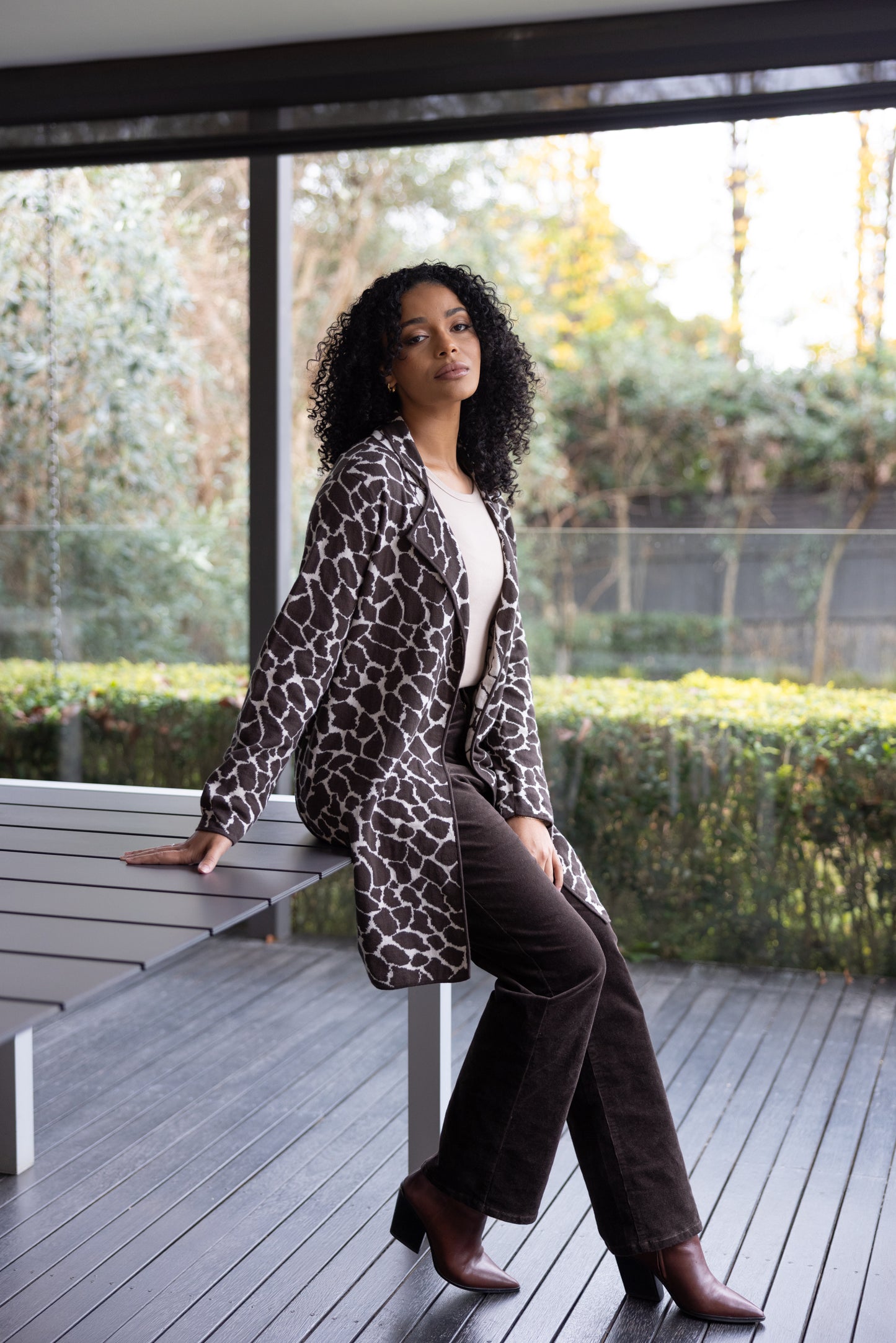 ANIMAL LONG CARDIGAN - 3310