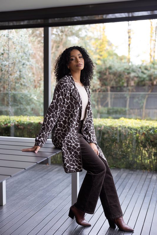 ANIMAL LONG CARDIGAN - 3310