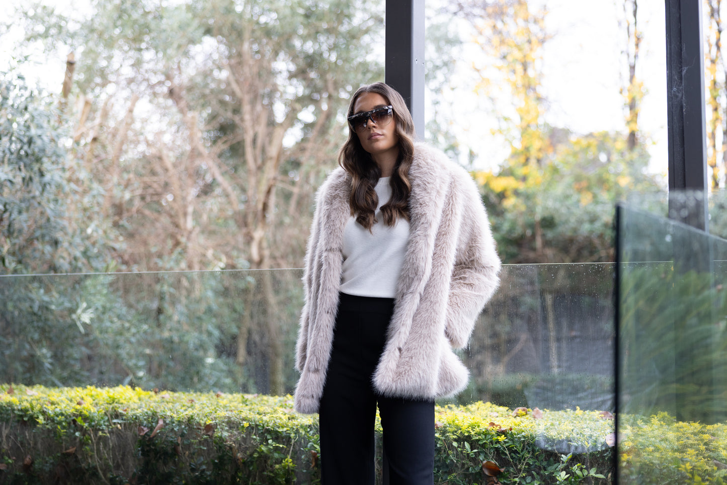 FAUX FUR COAT - 3351