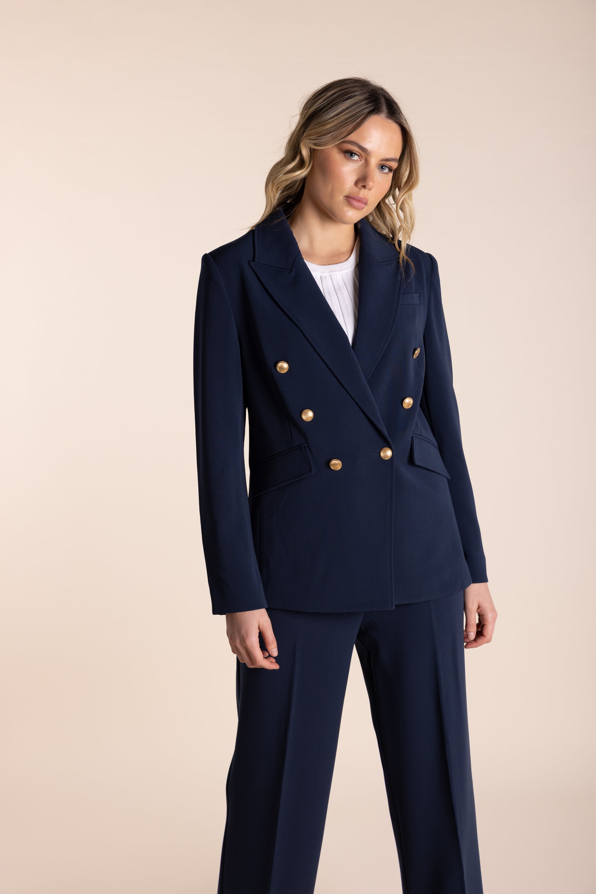 2555 - Blazer with Gold Buttons – Two-T's
